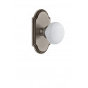 Grandeur Arc Short Plate w/ Hyde Park Knob