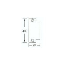 Cal-Royal SF Strike Filler, Finish-Zinc Plated