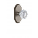 Grandeur Arc Short Plate w/ Versailles Crystal Knob