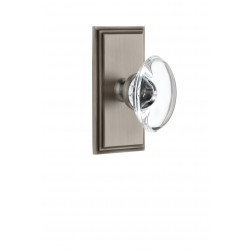 Grandeur Carre Short Plate w/ Provence Crystal Knob