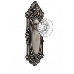 Grandeur Grande Victorian Plate w/ Bordeaux Crystal Knob