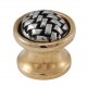 Vicenza K1008-TT Cestino Country Round Knob, Two Tone