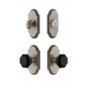 Grandeur Arc Short Plate w/ Lyon Knob & Matching Deadbolt