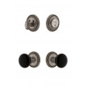 Grandeur Soleil Rosette w/ Coventry Knob & Matching Deadbolt