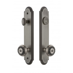 Grandeur Arc Tall Plate Complete Entry Set w/ Parthenon Knob
