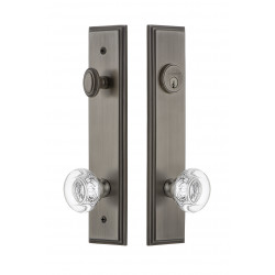 Grandeur Carre' Tall Plate Complete Entry Set w/ Bordeaux Knob