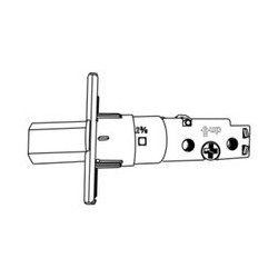 Cal-Royal 4DRIV31 Deadbolt 4-Way Adjustable Drive-In Latch Bolt
