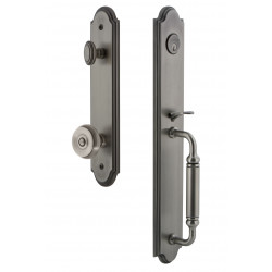 Grandeur Arc One-Piece Handleset w/ Bouton Knob