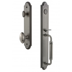 Grandeur Arc One-Piece Handleset w/ Eden Prairie Knob