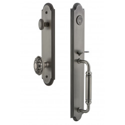 Grandeur Arc One-Piece Handleset w/ Grande Victorian Knob