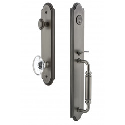 Grandeur Arc One-Piece Handleset w/ Provence Knob