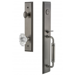 Grandeur Carre' One-Piece Handleset w/ Biarritz Knob