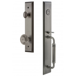Grandeur Fifth Avenue One-Piece Handleset w/ Circulaire Knob