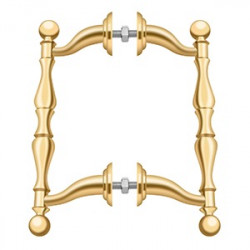 Deltana OHP620 Off-Set Handle Pull, Back-To-Back Set