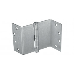McKinney SPL TA2895 Steel Standard Weight Swing Clear 5 Knuckle Bearing Hinge, Dull Chromium