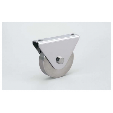 Sugatsune JS375 Flat-Type Stainless Steel Sliding Door Roller w/ Bracket