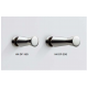 Sugatsune HK-DF-G Stainless Steel Hook for Glass