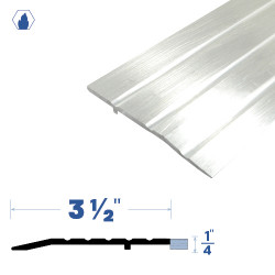 Legacy Manufacturing 3741MA Half Saddle (3-1/2" by 1/4"),Finish-Mill Aluminum
