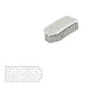 Legacy Manufacturing 545DP-PB Corner Dust Plug (2" x 7/8")