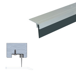 Legacy Manufacturing 71518 Mortised Door Sweep (1" by 1-1/8")
