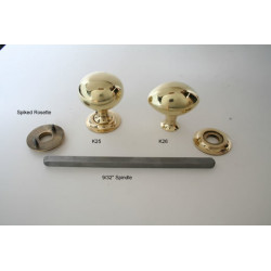 D. C. Mitchell K26 Oval Knob Set