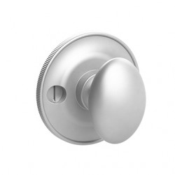 Merit 47252/47253 Gwynedd Collection Oval Thumbturn w/ 3/16" Spindle On Knurled Backplate