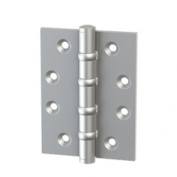 Merit 121BB Heavy Gauge Four Ball Bearing Hinge w/ Button Finials, Pair