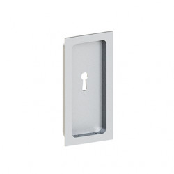 Merit 1779BKE Bit Key Flush Pull w/ Concealed Holes, 4-9/16"H x 2-1/4"W