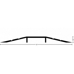 NGP 111 Low Profile Saddle Threshold, Finish-Mill Aluminum