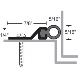 NGP 9002 Aluminum High Temperature Silicone Perimeter Seal