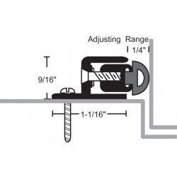 NGP 106S Aluminum Adjustable Silicone Perimeter Seal