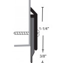 NGP 200U Aluminum Polyurethane Door Sweep