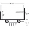 NGP 36EV Aluminum Finned Vinyl Door Shoe