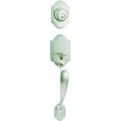 Pamex FSC Series Springfield Handleset with Interconnected Trim w/ Naples Lever, Satin Nickel