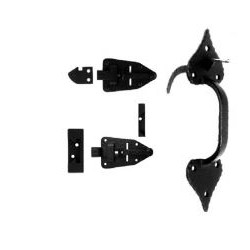 Acorn RUFBD Small Cast Double Heart Rim Latch Dummy