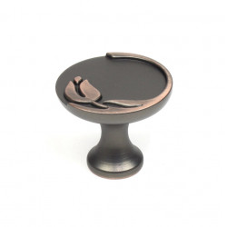 Century 24215-AZC Tulip Round Knob, 1 3/16" Diameter