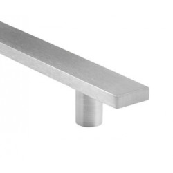 Burns Manufacturing VP 8000 Series Square Pull, Rectangular Bar - 1" Diameter Straight Post Mount