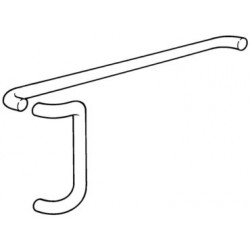 Burns Manufacturing 422 × 39 Push Pull Bar Set, 90° Offset