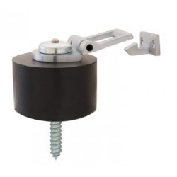 Burns Manufacturing 541 Heavy Duty Floor Stop w/ Hook