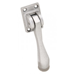 Burns Manufacturing 585 Kick Down Door Stop, Sprayed Alum, Brass, Bronze, Dark Bronze, Black