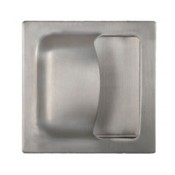 Trimco 1111C Flush Pull, 6" x 6" ADA, Mounting Holes in Cup