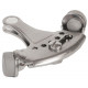 Trimco 1240 Hinge Pin Stop, 1/4" Pin, Satin Nickel Plated, Clear Coated