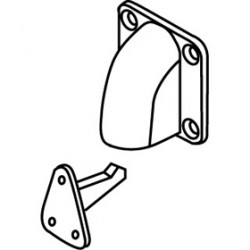 Trimco 1260W Wall Stop & Holder, With Strike