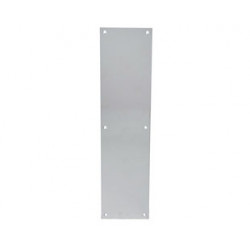 Trimco 1809-4 4" x 16" Heavy Duty 1/8" Thick Push Plate, B4E