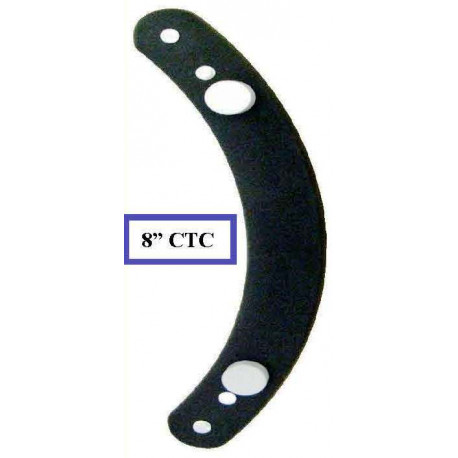Trimco 7176 Focal Cool Straight Entry Pull w/PVC