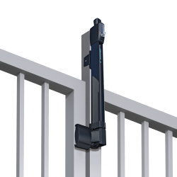 D&D ML3TPKA MagnaLatch Series 3 Top Pull Gate Latch, 6 Pin Lock, Keyed Alike
