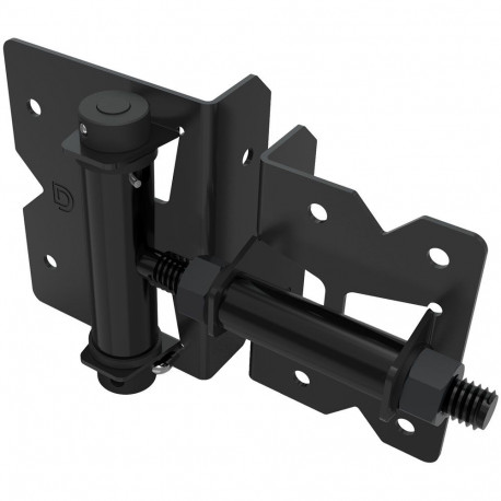 D&D DDSHD Stainless Steel, Heavy Duty Hinge, V-notch HD, Color-Black