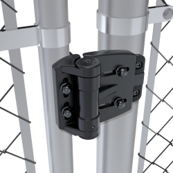 D&D TCAMA2RND TruClose Mini Multi-Adjust Round, Self-Closing Hinge,Finish-Black (Pair)