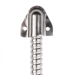 Keedex K-DS38B Stainless Steel Armored Door Loop 3/8" I.D. Powder Coated Duro (18")