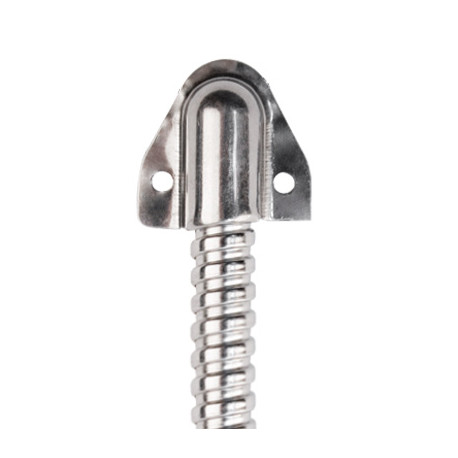 Keedex K-DSB-12 Stainless Steel Armored Door Loop 1/4" I.D Powder Coated Duro (12")